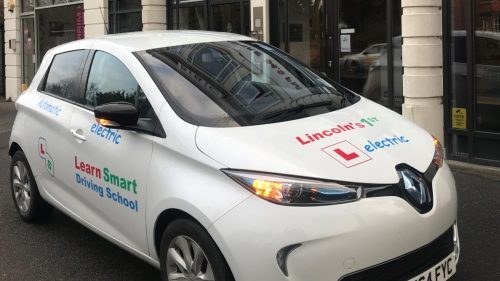 Automatic Driving Lessons in a Fully Electric Car