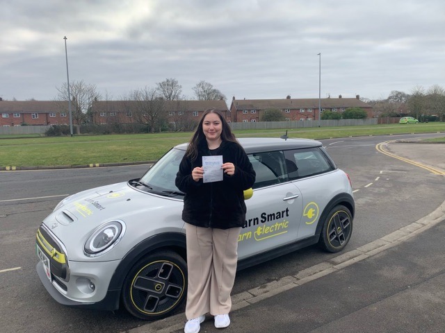 Driving Lessons in Electric car